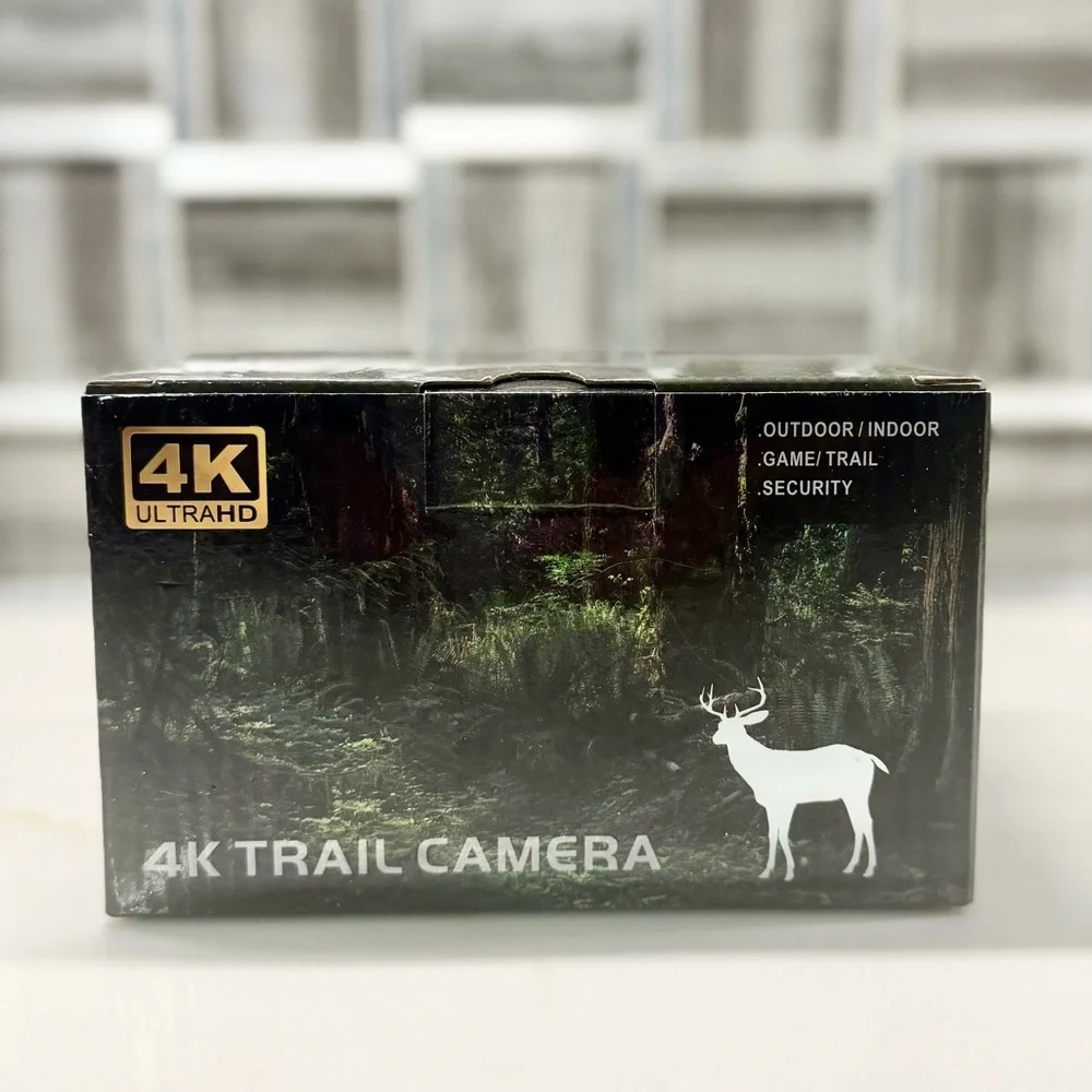 4K Trail Camera Camouflage - Weatherproof Outdoor Surveillance